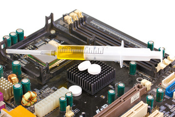 Motherboard on repairs