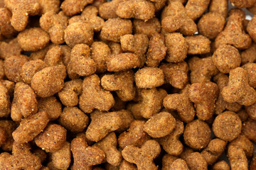 background of dry cat food