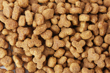 background of dry cat food