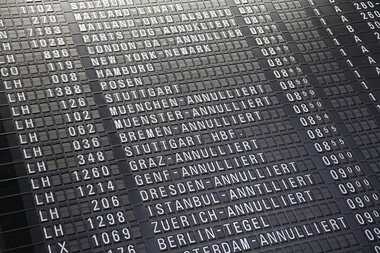 Airport timeboard
