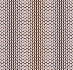 Fototapeta premium Seamless knitted pattern