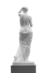 Acrylic prints Historic monument Statue of a woman look back.