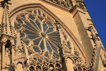 Obraz premium Rosace de la Cathédrale Saint Etienne - Metz