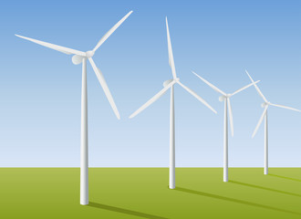 Fototapeta premium Wind-generators