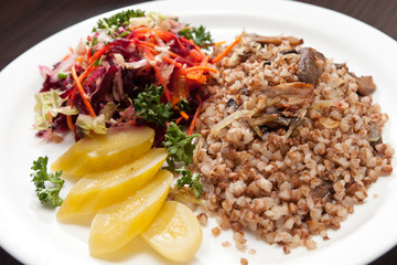 buckwheat with vegetables
