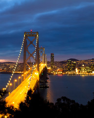 Fototapeta na wymiar Bay Bridge, San Francisco California