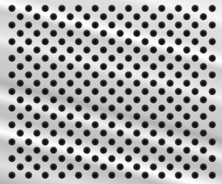 Perforated metal background © K3Star