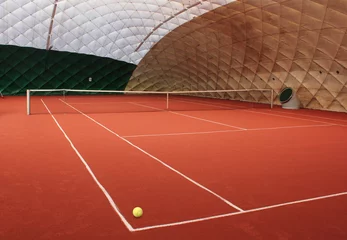 Deurstickers tennishalle © Riad Seif - jarma