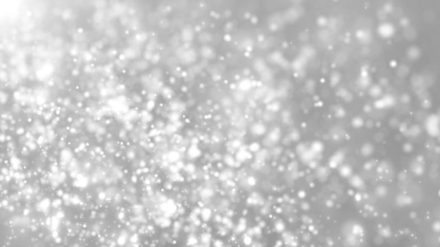 Silver particles seamless loop background