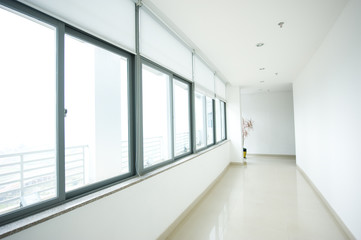 empty long corridor
