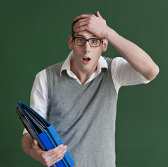 Ach ich habe die Schularbeit vergessen.........