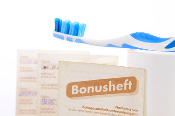Bonusheft mit Zahnbürste