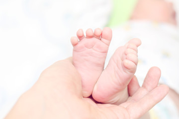 Obraz na płótnie Canvas baby feet