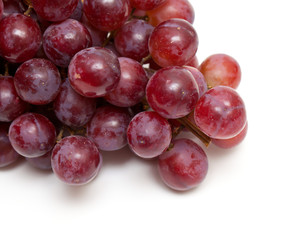 bunch of red grapes