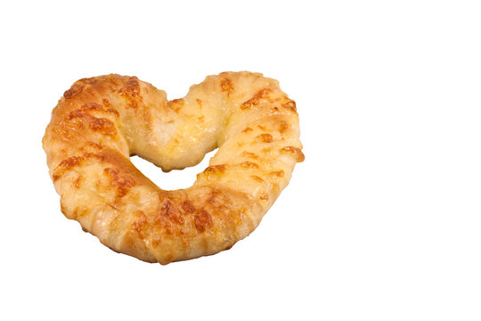 heart-shaped bread