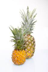 Fresh Juicy Pineapple isolated