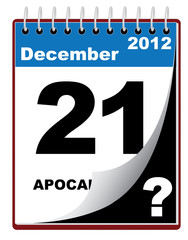 Apocalypse on December 21, 2012? vector illustration