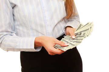 A successful young businesswoman