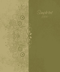 old background with floral motif 2