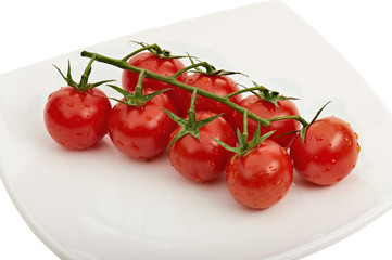 Cherry Tomatoes on Plate