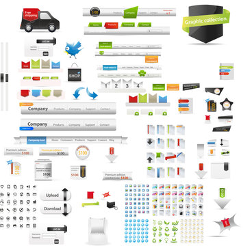 Designers toolkit - Mega web graphics collection