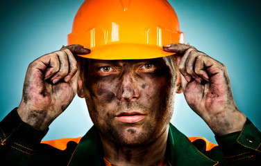 portrait oil industry worker