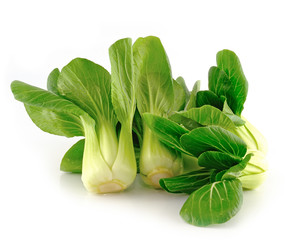 Bok choy (chinese cabbage) isolated on white
