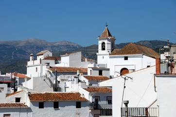 View of town, Sayalonga, Spain © Arena Photo UK