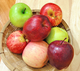 apples in the basket
