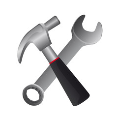 hammer and wrench