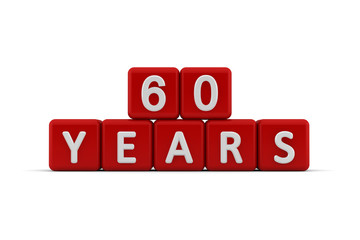 Red letter cubes 60 years