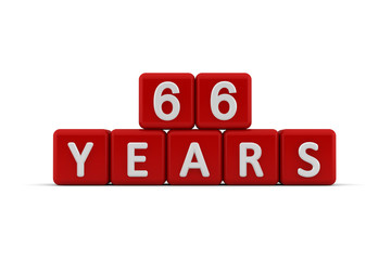 Red letter cubes 66 years
