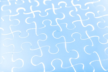 Puzzle in blue