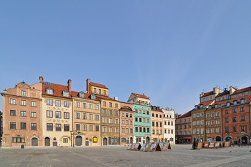 Obraz premium Warszawskie Stare Miasto