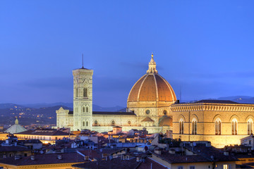 Fototapeta na wymiar Florence skyline, Włochy