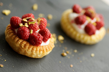 tartelettes fait maison aux framboises 4