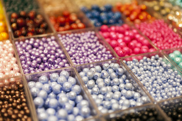 Beads in boxes