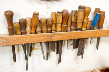 Old work tools