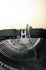Fototapeta na wymiar The typewriter