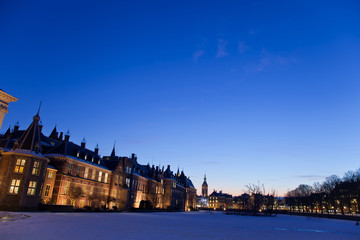 Fototapeta premium The Hague in the night.
