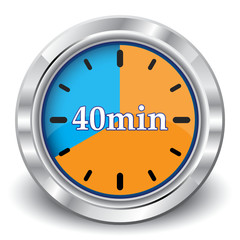40 MINUTES ICON