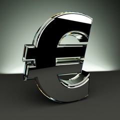 Euro symbol 3d