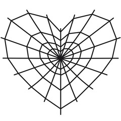 Obraz premium cobweb_heart