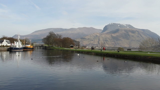 Ben Nevis and Caledonian Canal Corpach Scotland