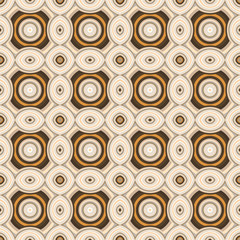 Geometric Retro Wallpaper Seamless Pattern