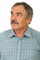 Obraz premium Senior executive looking away