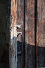 Rustic Wooden Barn Door