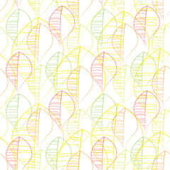 abstract background with leaves