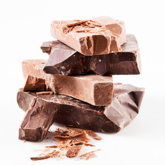 chocolate isolated