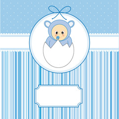 Anuncio nacimiento bebe niño